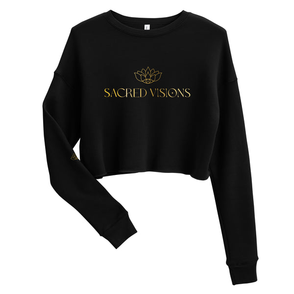 Sacred Visions Crop Sweatshirt