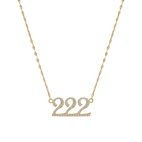 Angel Number 222 Necklace