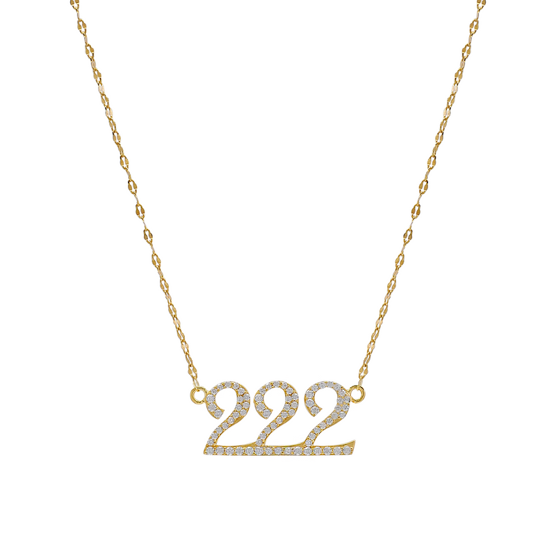 Buy Angel Number Necklace, All 14k Gold Filled, Numerology Necklace, 111 222  333 444 555 666 777 888 999, Lucky Number, Bridesmaids Gift Online in India  - Etsy
