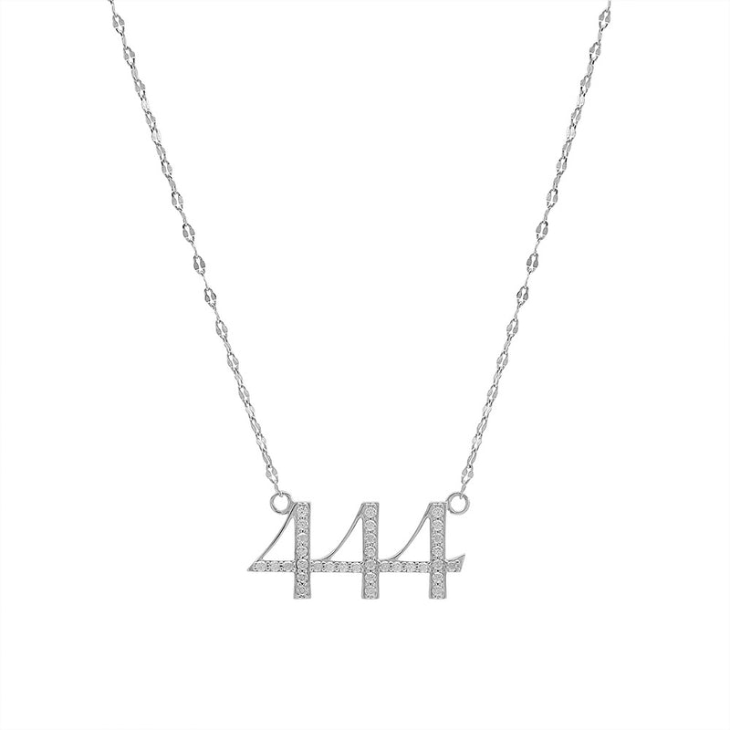 Silver Angel Number Necklace 111 222 333 444 555 666 777 888 999 Necklace  Old English Necklace Stainless Steel Numerology Jewelry - Etsy Canada |  Letter necklace silver, Necklace, Number necklace