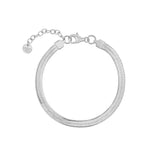 Silver Herringbone bracelet