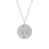 Silver Archangel Raphael Angel Necklace