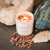Angel Number 444 Crystal Intention Candle