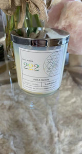 Angel Number 222 Crystal Intention Candle